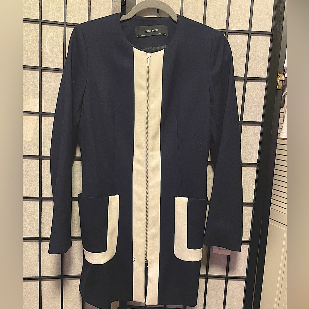 Navy blue Women dress jacket